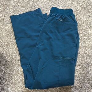 Blue Cargo Pants with Relaxed Fit and Soft Fabric